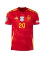 Spanien Pedri Gonzalez #20 Heimtrikot EM 2024 Kurzarm